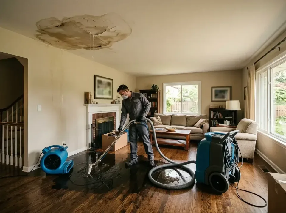 attic-pipe-burst-ceiling-drip-008 — frequently asked questions, Water Damage Restoration & Carpet Care in Prairie Village, KS